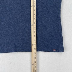 Faherty Henley Shirt Mens XL Blue Navy Cloud Cotton Textured Long Sleeve