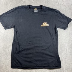 Mossy Oak Men’s Black Outdoor Retro Hunting Graphic Tee Shirt Size Large Logo