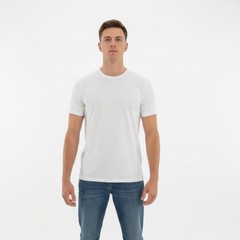 Men’s Bamboo Cotton T-Shirt 4 Pack Bundle 4 Colors Crew Neck Soft Tee NWT