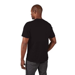 Milwaukee Men’s X-Large Black Cotton/Polyester Short-Sleeve Hybrid Work T-Shirt