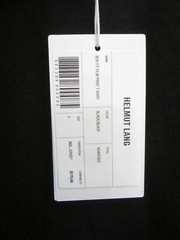 Helmut Lang T Shirt Black on Black Box Fit Film Print Men Large