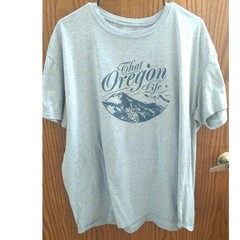 That Oregon Life T-Shirt Bundle Mens 2XL Gray Olive Green Mountain Graphic Tees
