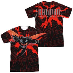 Batman Beyond Drop Down Unisex Adult Halloween Costume T Shirt, S-3XL