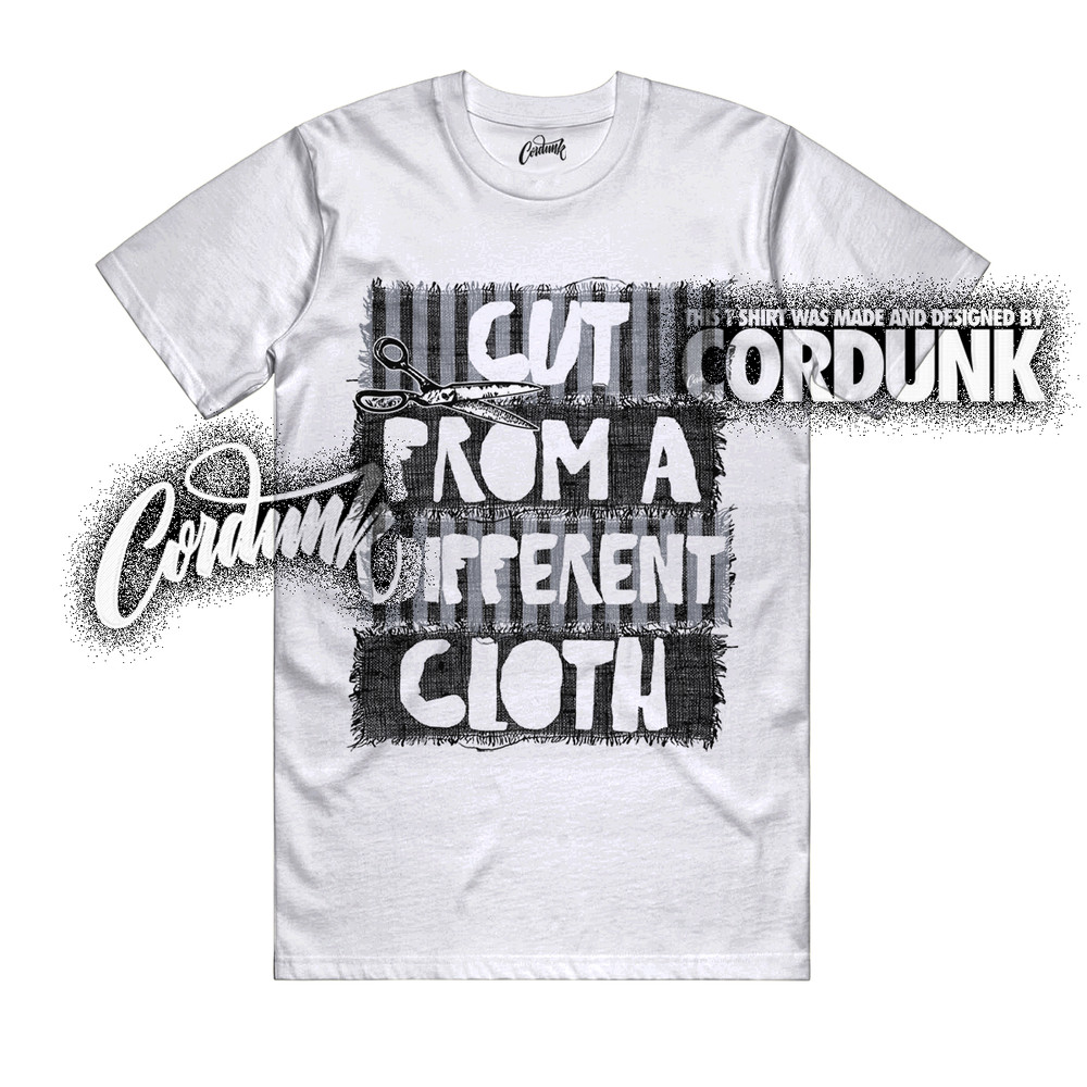 10 OG Steel White Black Light Steel Grey T Shirt Match CUT