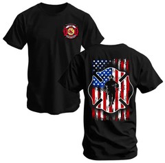 Firefighter Mom Graphic T-Shirt 100% Cotton Super Cool for Summer Outfit