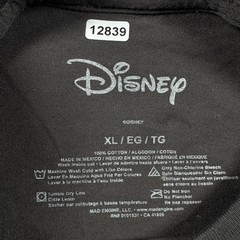Disney T-Shirt Mens XL Black David Kopet Game Of Coins Scrooge McDuck Cartoon
