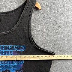 Vintage Harley Davidson Wolf Tank Top Mens XL Black Legends Sleeveless 90s Biker