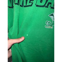 Adidas Notre Dame Shirt College University Green NCAA Tee 2000s M Medium
