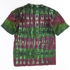 NWOT Single Stitch T-Shirt Blank Hand Tie Dyed Wheel Multi S/S Hering Sz. M 38′