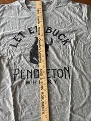 Pendleton Whisky Let’er Buck T Shirt Adult Medium M Rodeo Cowboy NEW