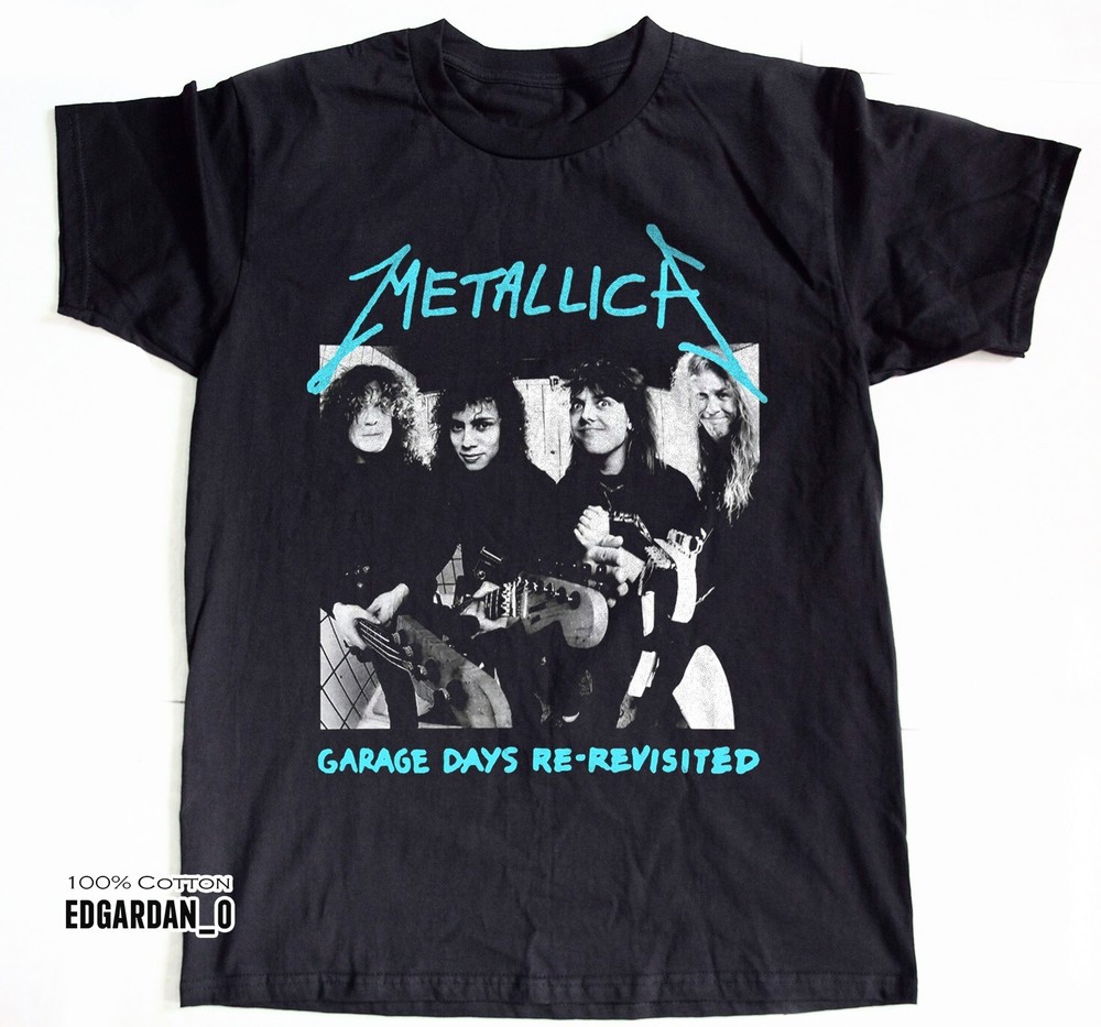 METALLICA – Garage Days Re-Revisited Album Black Unisex T-shirt S-5XL