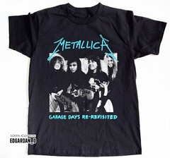 METALLICA – Garage Days Re-Revisited Album Black Unisex T-shirt S-5XL