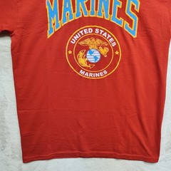 NWOT Vintage United States Marines T Shirt Red Mens Large FOTL Heavy Cotton Y2K