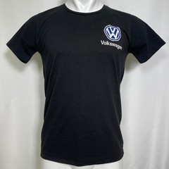 Volkswagen Automobiles VW Embroidered Black T-Shirt Men’s LARGE