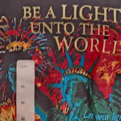 Delta Pro Weight Be a Light Unto the World Matthew 5:16 T Shirt XL Fireworks NWT