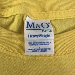 The Cheeky Monkey PV T-shirt Size L Y2K Yellow Wanna Monkey Around