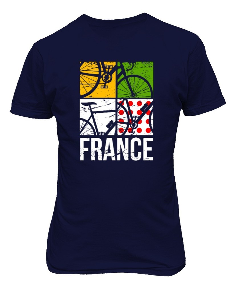 France 2023 Bicycle Racing Bike Tour Leader Colors Unisex T-Shirt