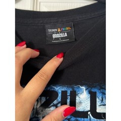 Teddy Fresh x Godzilla Black Crew T-Shirt Limited Edition Collaboration