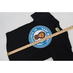 A Bathing Ape T-Shirt Mens Small Black Baby Milo Graphic Short Sleeve Streetwear