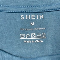 Shein T Shirt Mens M Blue California Graphic Tee Car Print Summer Retro Style