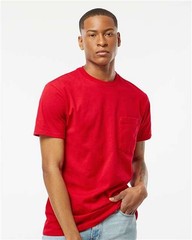 Tultex 293 Unisex Heavyweight Jersey Pocket T-Shirt