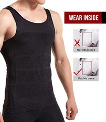 Men Slimming Gynecomastia Chest Belly Compression Body Shaper Tanktop Vest Shirt