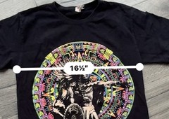 RARE Mayan Aztec Warrior/Calendar T Shirt Sz S 100% Cottton