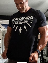 Wakanda Forever T-Shirt King T’Challa Superhero Black Power