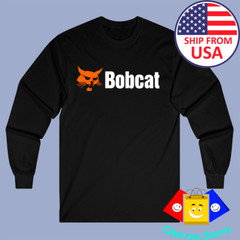 Bobcat Tractor Bob Cat Men’s Black Size S to 2XL