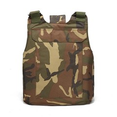 Body Bulletproof Vest Front Back Plates Armor Tactical Jacket Guard Security Kit