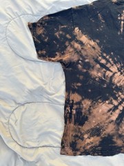 Led Zeppelin 1977 USA Tour Tie Dye Band Tee Shirt Mens 2XL Black Rock