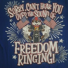 Buc-ees SM. Can’t Hear You Freedom Ringing Patriotic 4th July T-Shirt 250yr