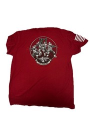 Men’s Grunt Style Elf Team Six Maroon Red Short Sleeve Graphic T Shirt XLarge
