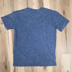 Weston Jon Boucher Shirt Mens 2XL Blue Tee Cotton Mineral Wash Short Sleeve