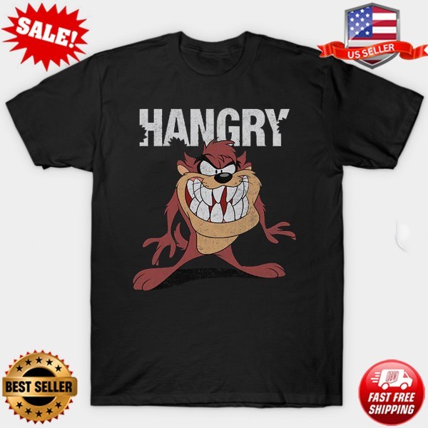 Hangry Tasmanian Devil Looney Tunes T-Shirt S to 5XL