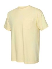 COMFORT COLORS 6030 Adult Pocket Tee – 3 First Quality Shirts – Assorted Colors