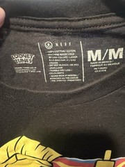 Neff Looney Tunes Marvin the Martian Black Graphic Crew Neck Long Sleeve Tee M