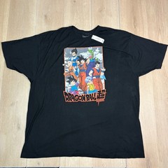 Dragon Ball Z Super Mens 3XL Black Graphic T-Shirt Goku Vegeta Toei Animation