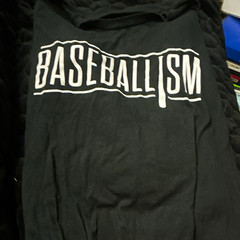 Baseballism Men’s L Black Graphic Logo Crew Neck Short Sleeve T-Shirt