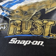Snap On Tools Men’s Short Sleeve T-Shirt Size L/XL Premium Black Logo Graphic