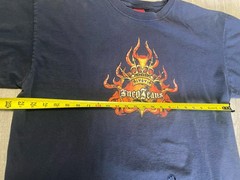 Vintage Y2K JNCO Jeans Blue Dragon Graphic T-Shirt XXL USA Distressed