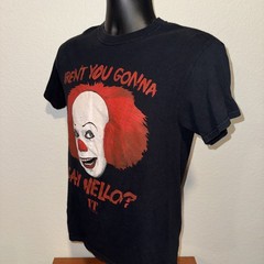 Stephen King IT Pennywise Clown T-Shirt Small Horror Movie Graphic Tee Halloween