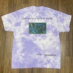 Knitswell Money Impressionism T Shirt Men’s XL Purple Tye dye Short Sleeve NEW