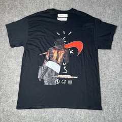 Cactus Jack Travis Scott T-shirt Mens L Streetwear Black Tee Hip Hop