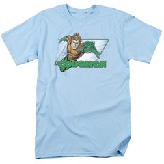 JLA Aquaman Licensed Adult Unisex T-Shirt Regular Fit Tee SM-3X