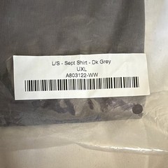 Apple Men’s Dark Gray Crew Neck Short Sleeve Cotton Knit T-Shirt, Size XL