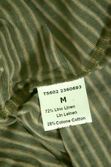 FLY3 Men’s SPORTY Short Sleeve LINEN COTTON Stripes GREY BEIGE T-SHIRT S/S 2019