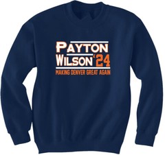 Sean Payton Russell Wilson Denver Broncos 2024 CREW HOODED SWEATSHIRT