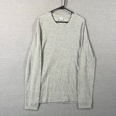 NN07 No Nationality Shirt Mens Large Gray Kurt Thermal Crew Neck Soft