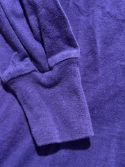Vintage Russell Athletic High Cotton Long Sleeve Henley Shirt Purple